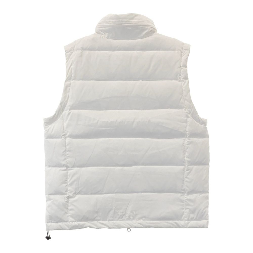 サイズ：38 ADABAT アダバット フード付きダウンベスト ホワイト系