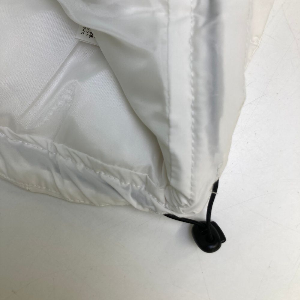 サイズ：38 ADABAT アダバット フード付きダウンベスト ホワイト系