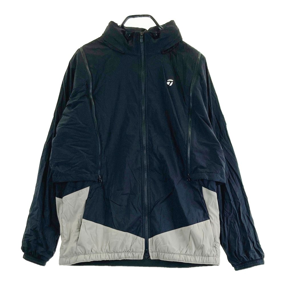 サイズ O TAYLOR MADE テーラーメイド フード付2WAY オクタジャケット ブラック系 240101411699 ゴルフウェア メンズ ストスト