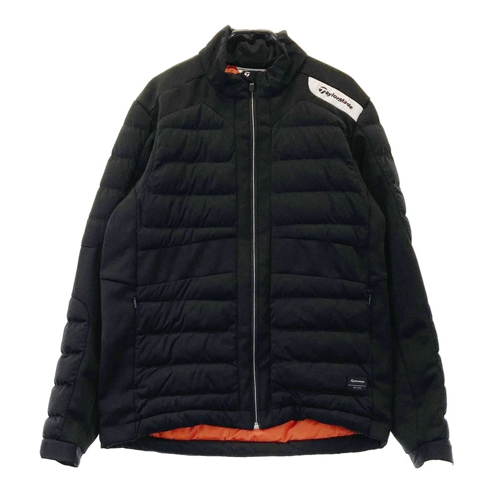 サイズ L TAYLOR MADE テーラーメイド フルジップ中綿ジャケット ブラック系 240101446000 ゴルフウェア メンズ ストスト