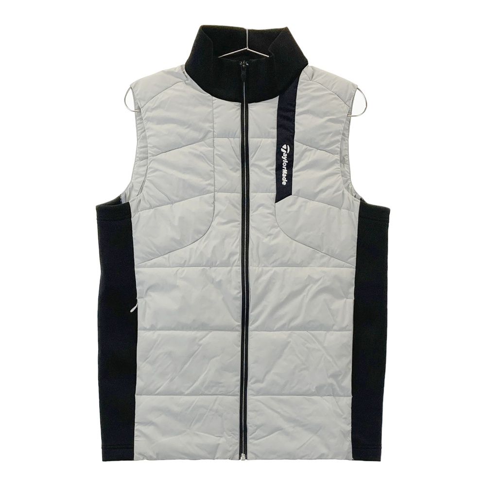 サイズ M TAYLOR MADE テーラーメイド フルジップ中綿ベスト グレー系 240101446001 ゴルフウェア メンズ ストスト