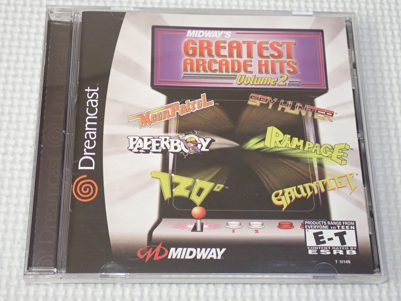 DC MIDWAY S GREATEST ARCADE HITS Volume 2 海外版 北米版 ドリームキャスト 説明書付 ソフト付 動作 済