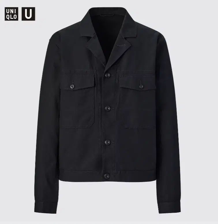 UNIQLO U ショートジャケット ブラック