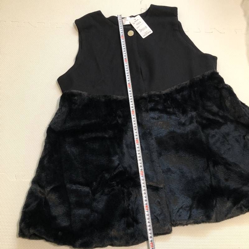 フェイクファードッキングペプラムジレ