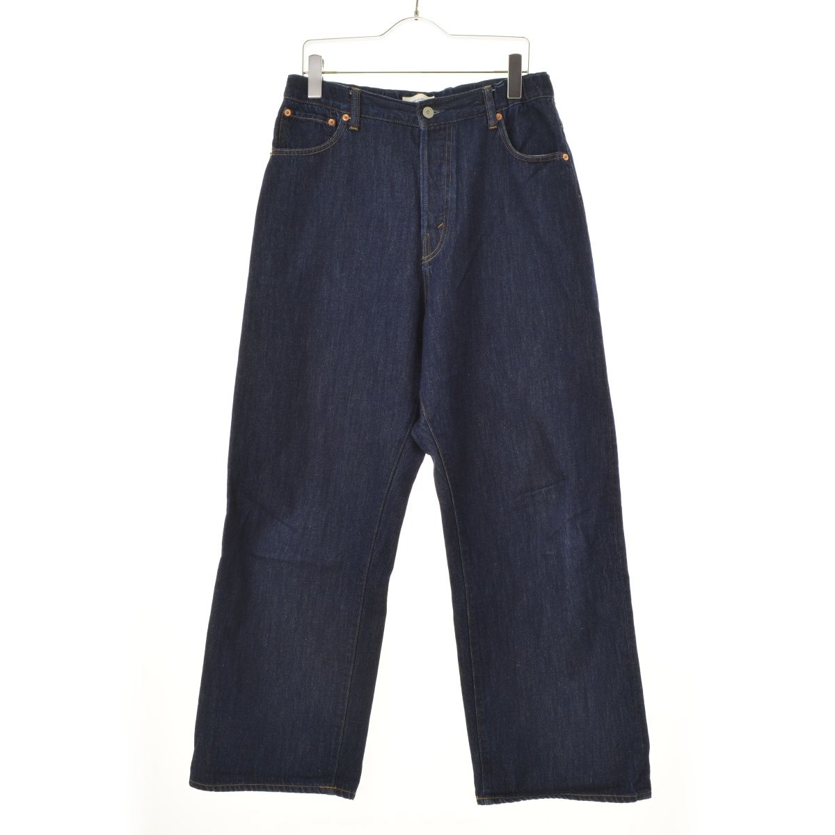 SOLAMONAT b1038 5Pルーズストレートイージーデニムパンツ