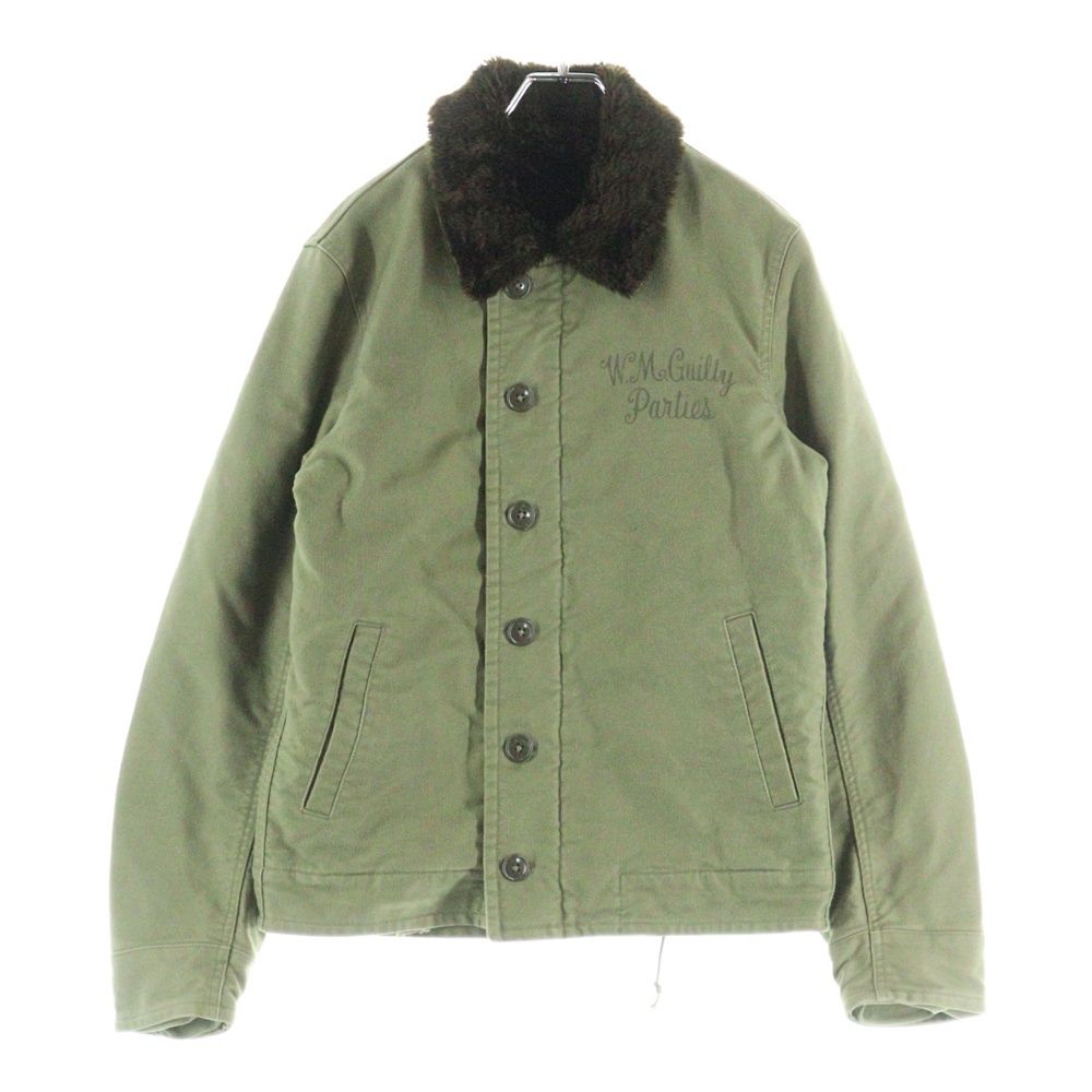 WACKO MARIA ワコマリア N-1 Deck jacket 裏地ボア デッキジャケット カーキ