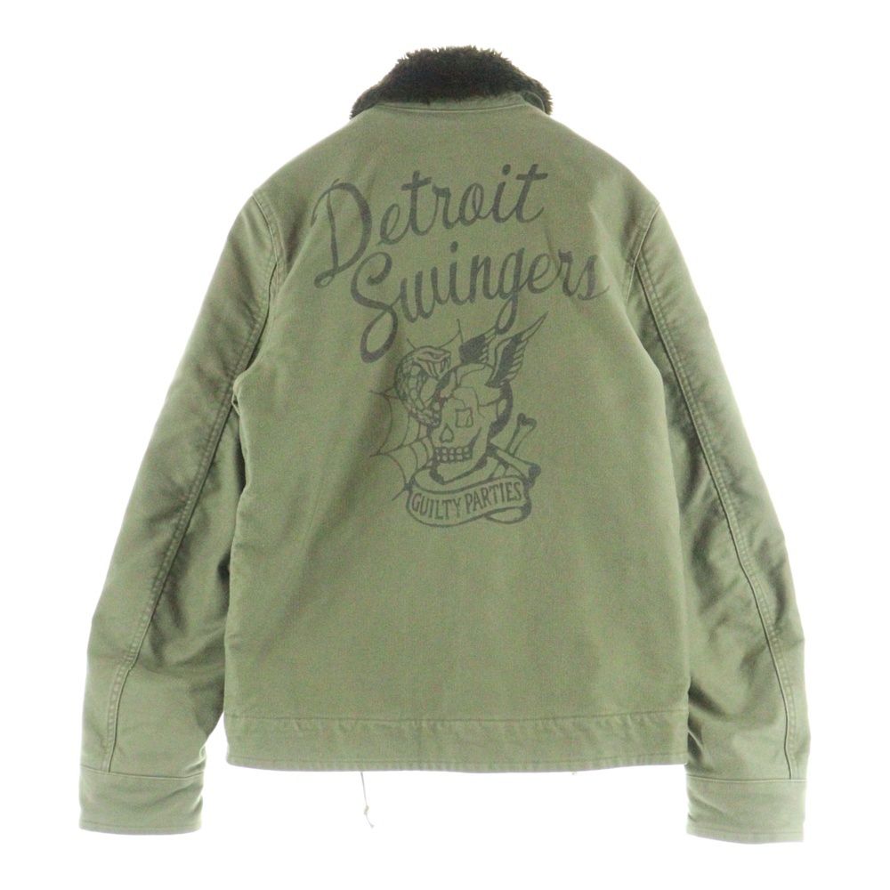 WACKO MARIA ワコマリア N-1 Deck jacket 裏地ボア デッキジャケット カーキ