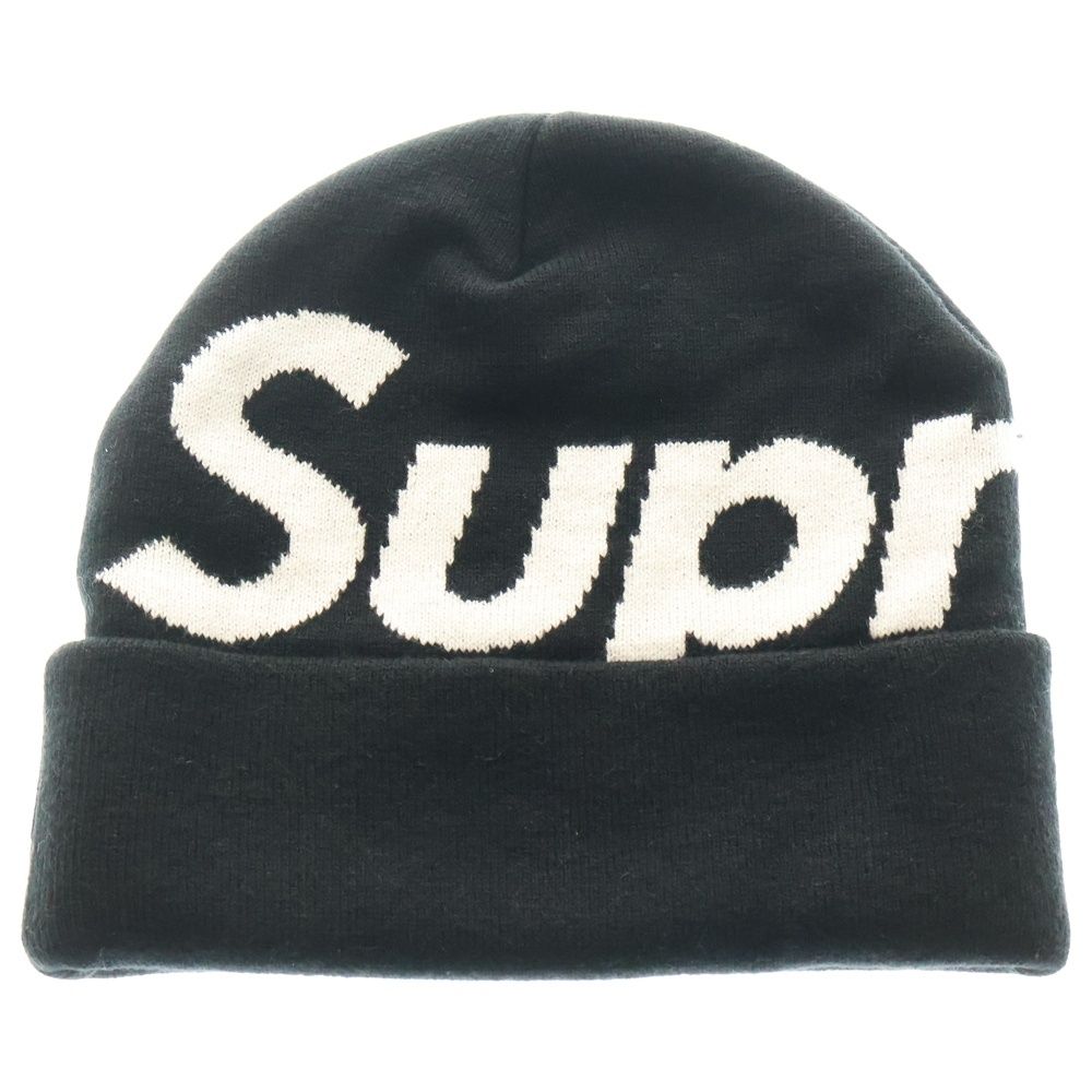 SUPREME シュプリーム 23AW Big Logo Beanie ビッグロゴ ビーニー ニットキャップ 帽子 ブラック