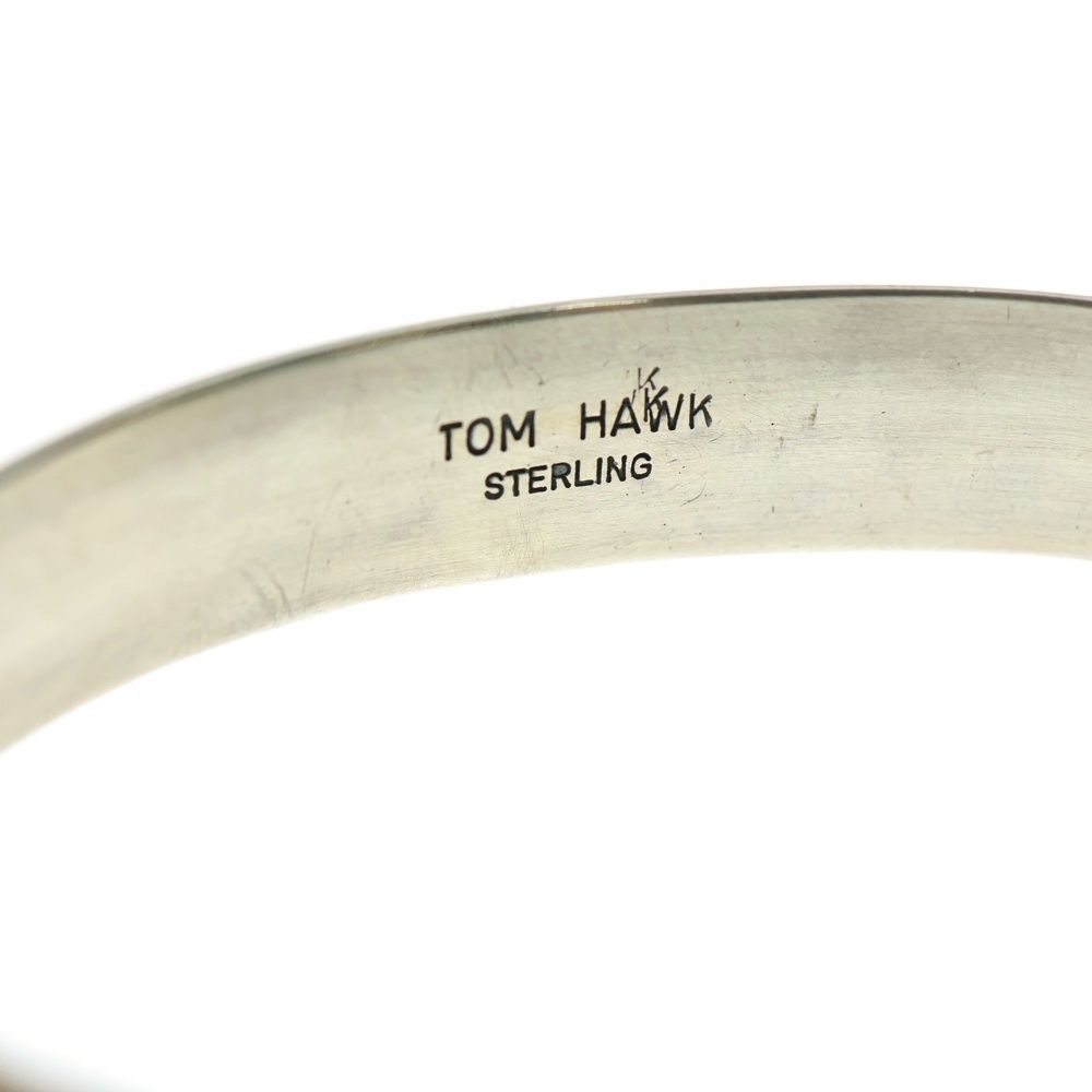 TOM HAWK (トムホーク) 2ラインバングル シルバー - メルカリ