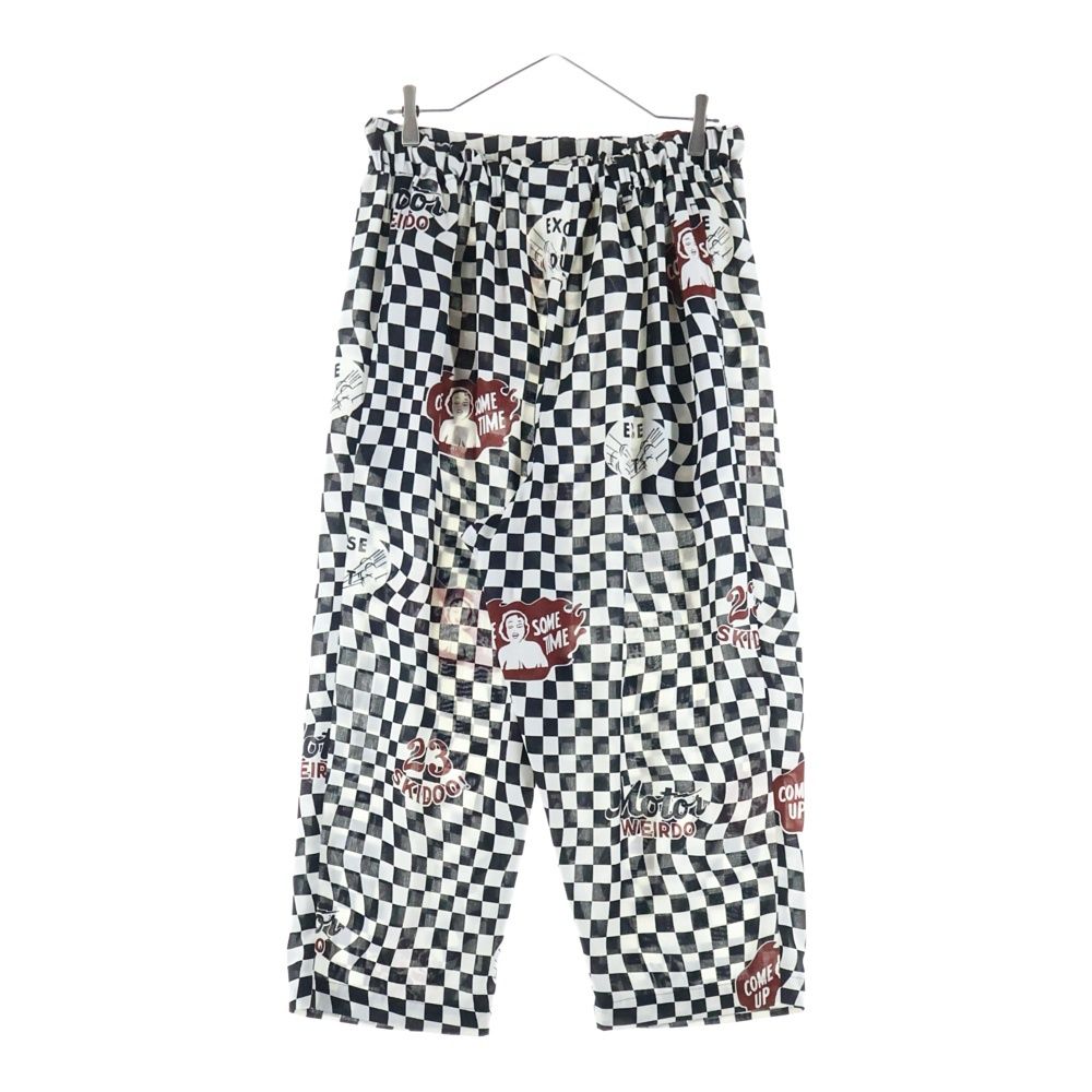weirdo (ウィアード) チェッカーフラッグイージーパンツ ブラック