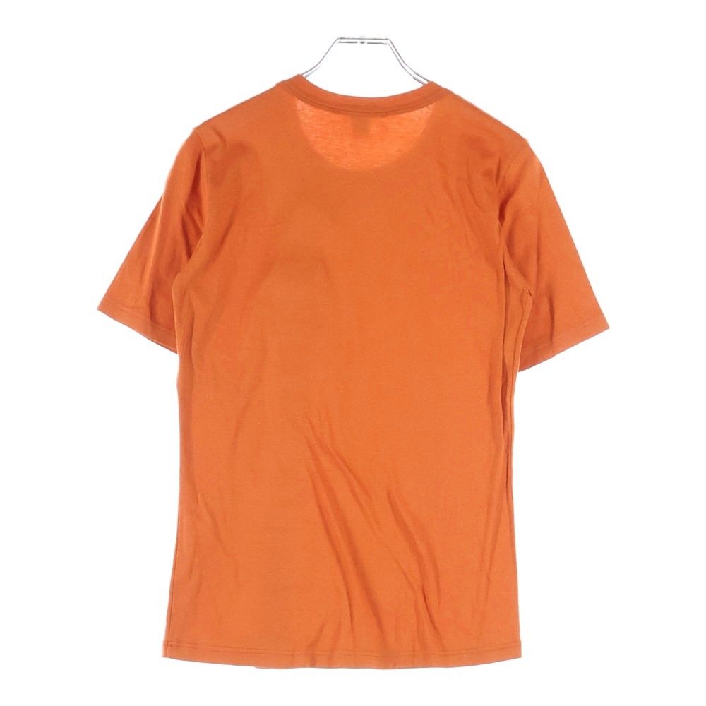 LOUIS VUITTON ルイヴィトン 09AW モノグラム チャーム ポケット クルーネック 半袖Tシャツ カットソー オレンジ レディース RW092W WPTS05 JB1