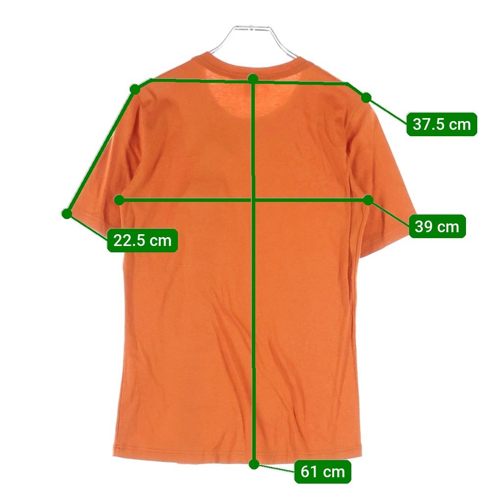  LOUIS VUITTON ルイヴィトン 09 AW モノグラム チャーム ポケット クルーネック 半袖Tシャツ カットソー オレンジ レディース RW 092 W WPTS 05 JB 1 半袖(Tシャツ) Tシャツ カットソー