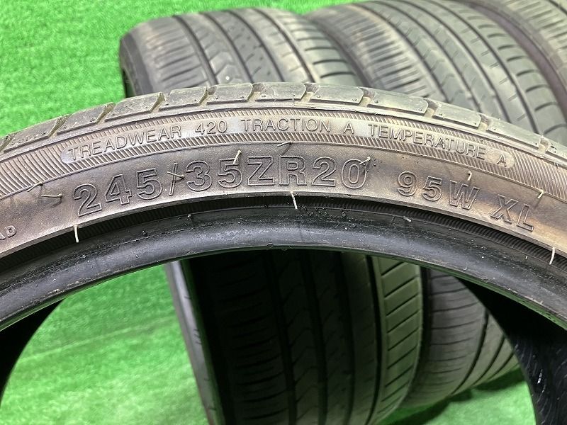 Winrun サマー ウィンラン R330 245/35R20 4本 2本3ミリ 2本4ミリ