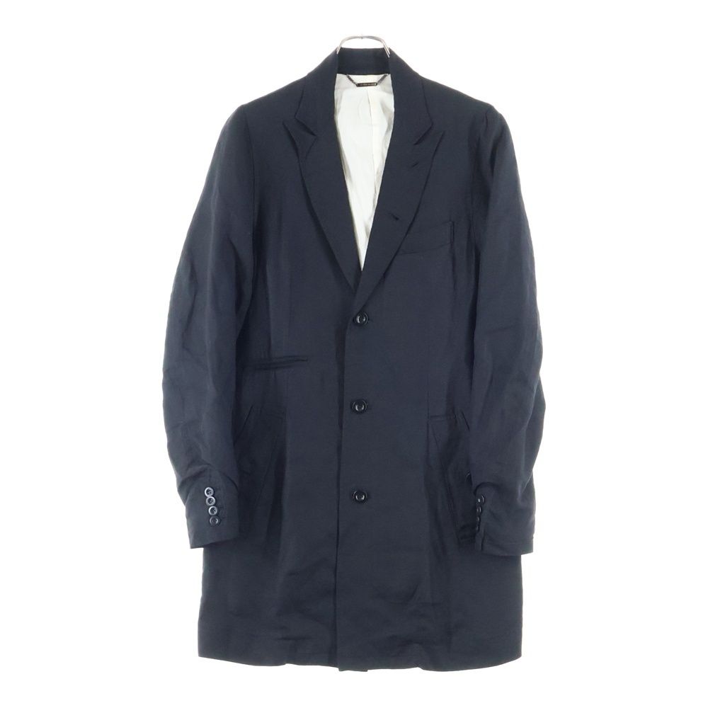 DIET BUTCHER SLIM SKIN ダイエットブッチャー スリムスキン レーヨン チェスターコート ブラック