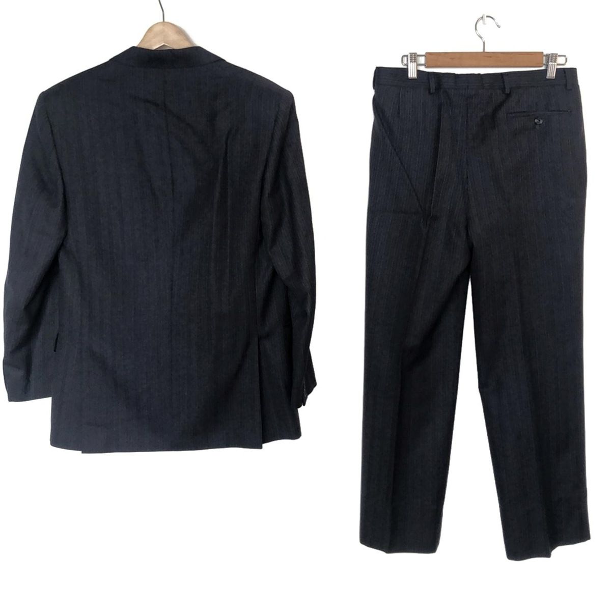 Christian Dior MONSIEUR クリスチャンディオールムッシュ シングルスーツ メンズ - ネイビー ストライプ