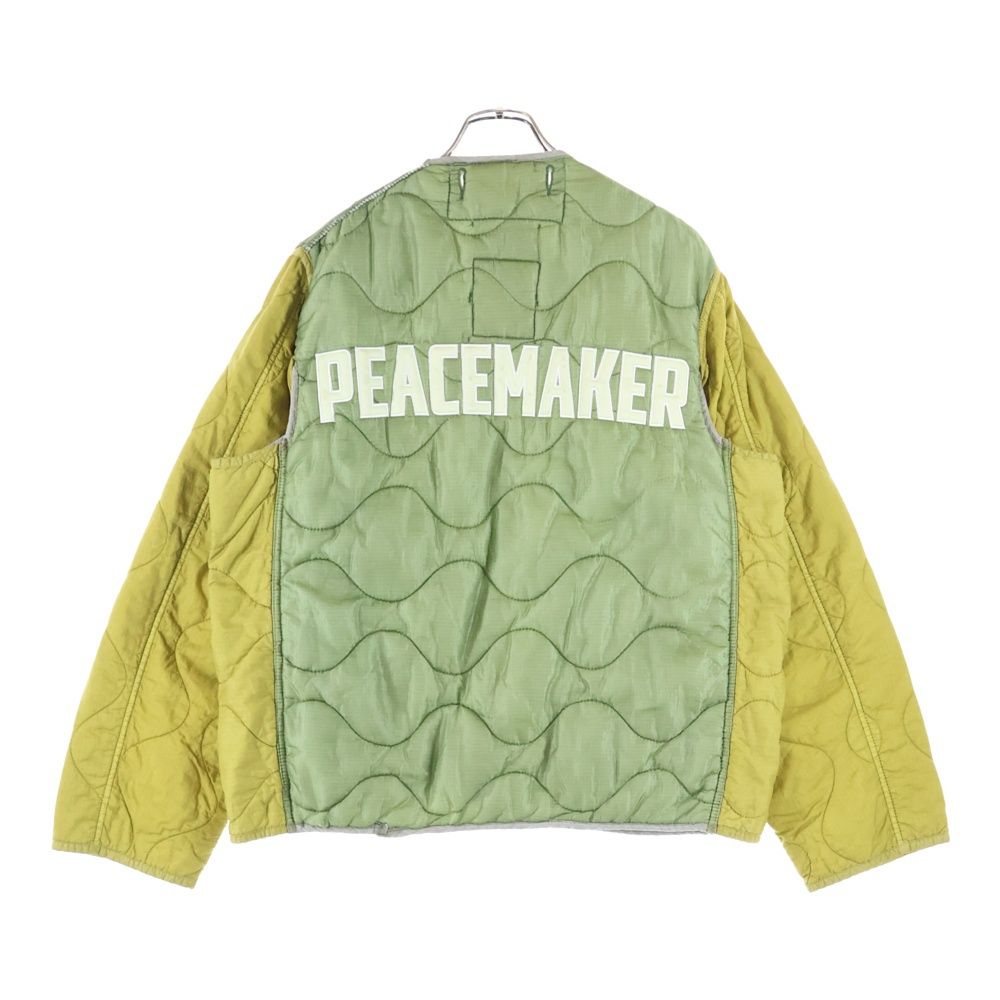 OAMC オーエーエムシー 22AW OVERDYED M-65 LINER オーバーダイ キルティング サイドカット ライナー ノー ジャケット カーキ 22A28OAX08