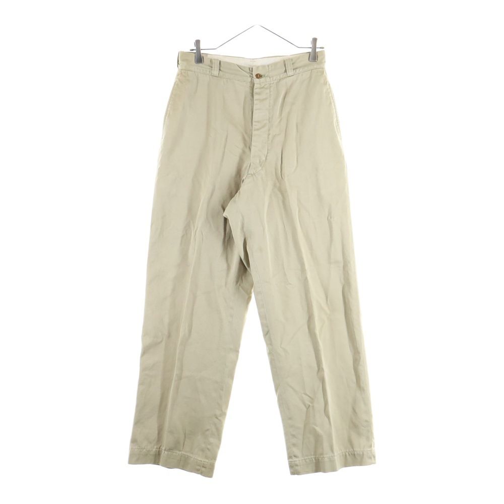 40s US ARMY ミリタリーチノ チノパン ベージュ W30 40s US ARMY ミリタリーチノ チノパン ベージュ W30