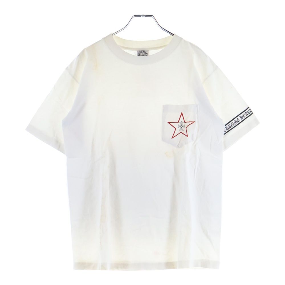 CHROME HEARTS クロムハーツ OLD Star S S Tee スタープリント 半袖Tシャツ カットソー ホワイト