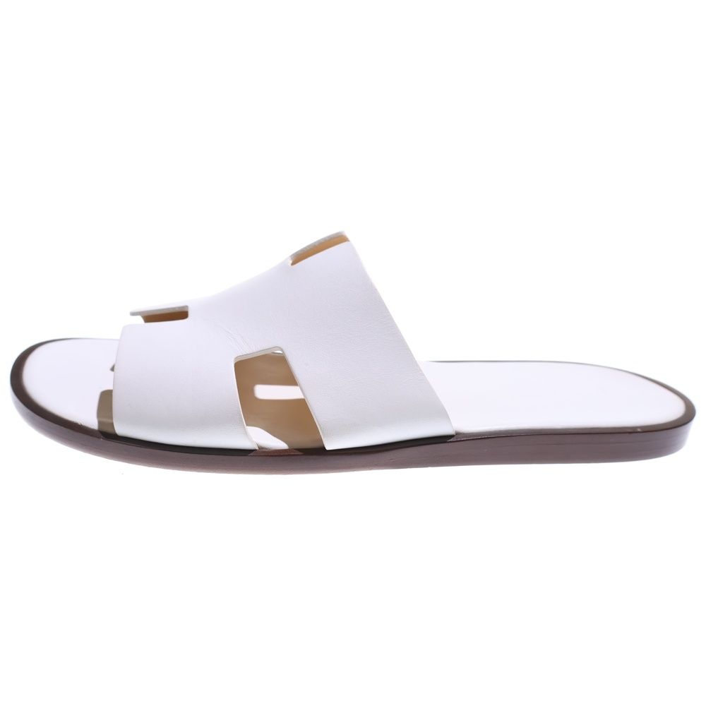 HERMES エルメス Izmir イズミール カーフレザー サンダル シューズ 41141ZH ホワイト