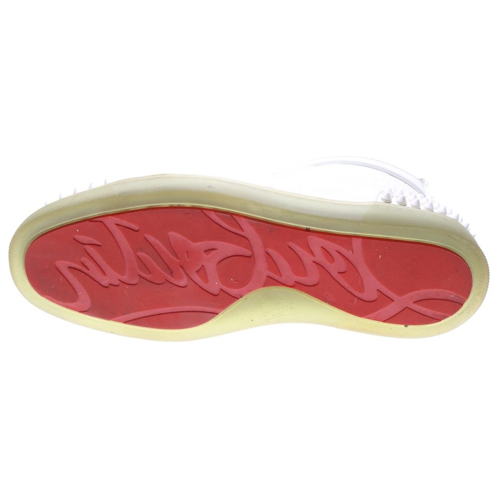  CHRISTIAN LOUBOUTIN クリスチャンルブタン スタッズ ハイカット スニーカー ホワイト スニーカー 靴