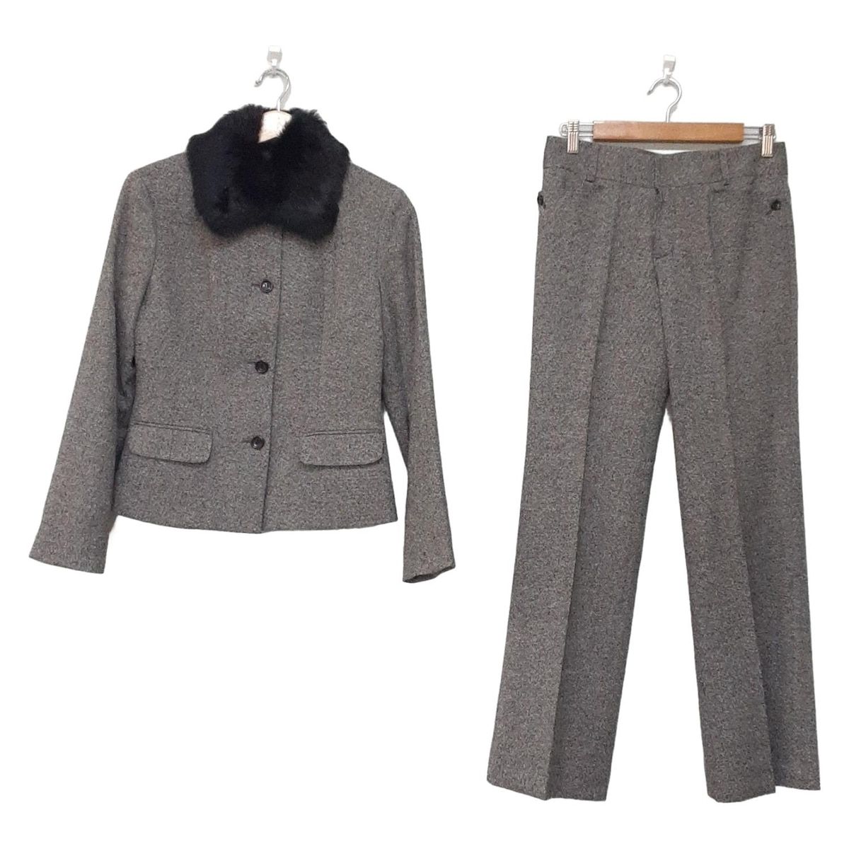 NEW YORKER ニューヨーカー レディースパンツスーツ レディース - グレー