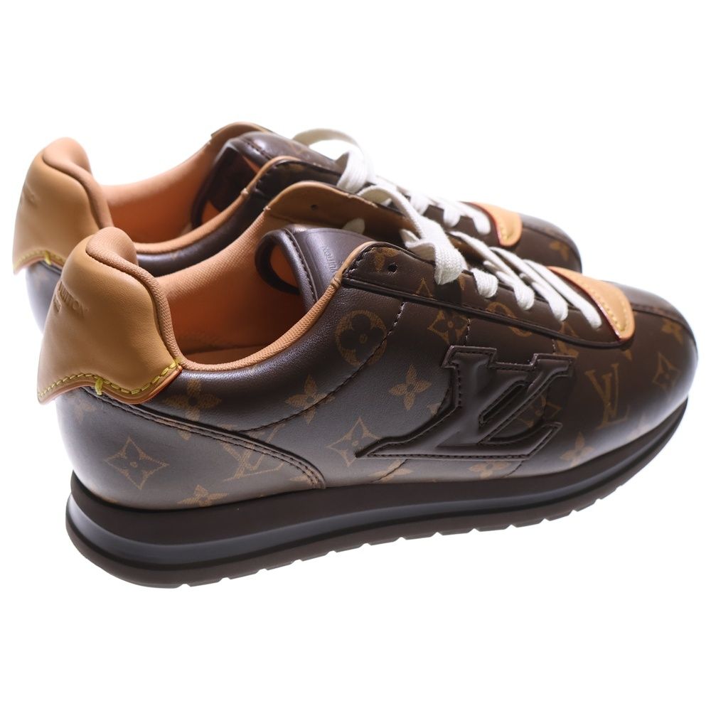 価格比較でお得にお買物。 LOUIS VUITTON ルイヴィトン 25AW LV ButterSoft LVバターソフト モノグラム総柄 レザーローカットスニーカー 1AIKVB ブラウン