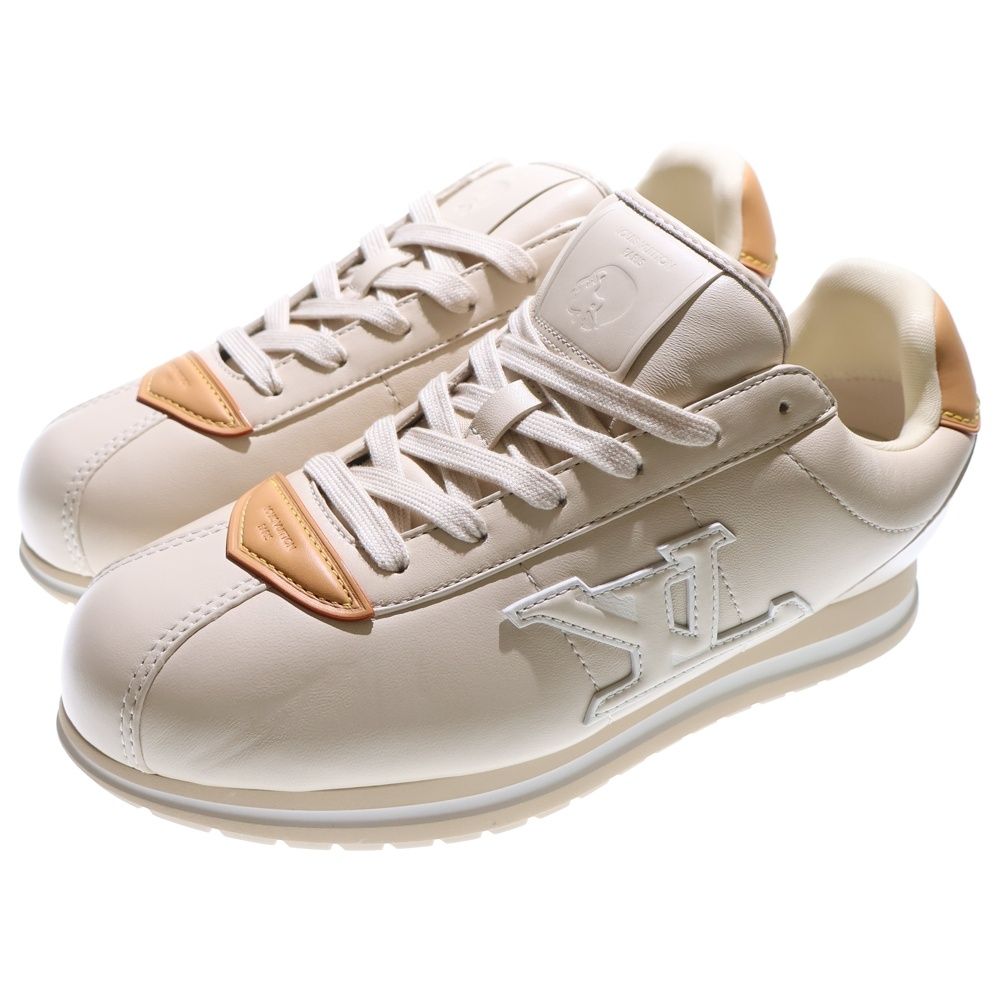 LOUIS VUITTON ルイヴィトン 25AW LV ButterSoft LVバターソフト レザーローカットスニーカー 1AIKF5 ベージュ