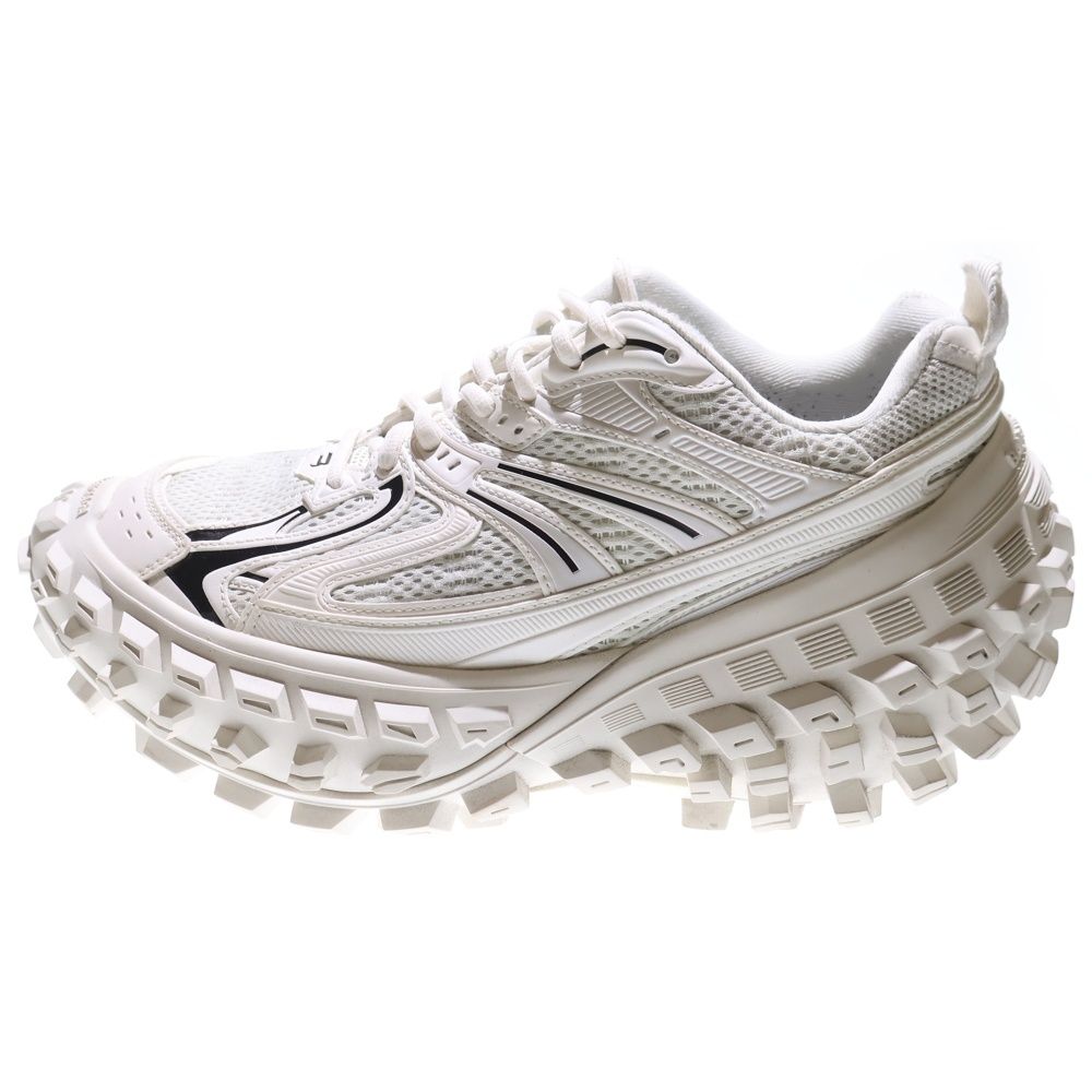 BALENCIAGA バレンシアガ DEFENDER BOUNCER SNEAKER ディフェンダー バウンサー チャンキーソール メッシュ ローカットスニーカー ホワイト 685611