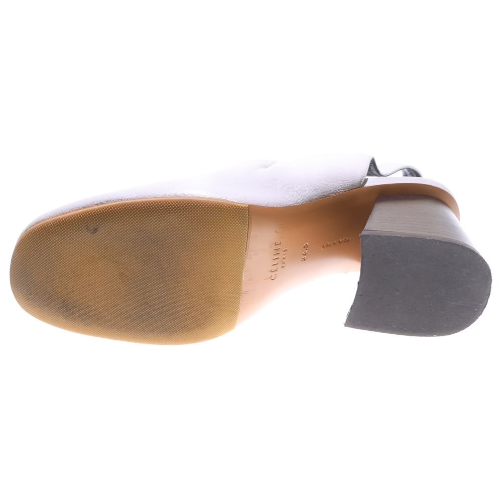 新品/36.5 CELINE フィービー期 バックレス ラムレザー パンプス 黒 新品/36.5 CELINE フィービー期 バックレス ラムレザー パンプス 黒