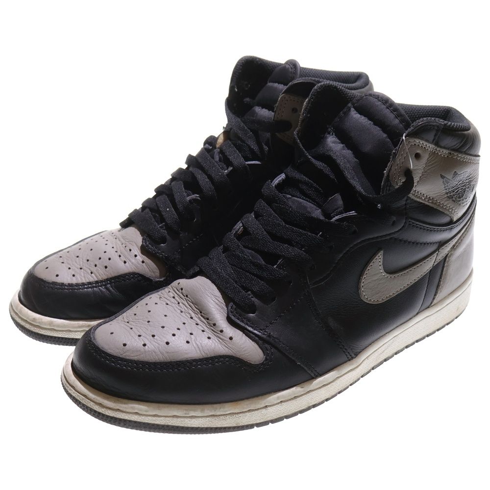 NIKE ナイキ AIR JORDAN 1 RETRO HIGH OG SHADOW 2.0 エア ジョーダン1 シャドウ 2.0 ハイカットスニーカー US11 29cm グレー ブラック 555088-035