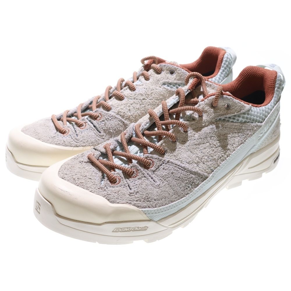 SALOMON サロモン X-ALP SUEDE スエード ローカットスニーカー ライトグレー US8 26cm 477251