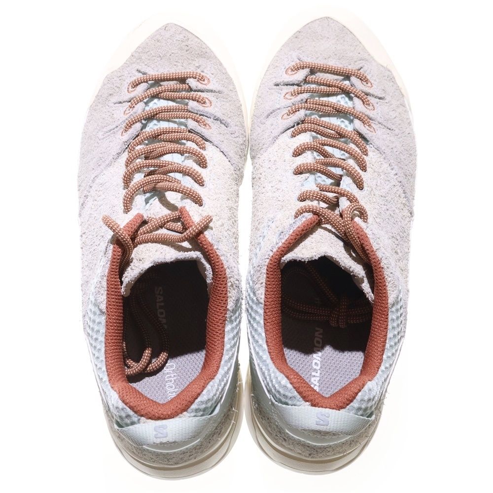  SALOMON サロモン X ALP SUEDE スエード ローカットスニーカー ライトグレー US 8 26 cm 477251 スニーカー 靴