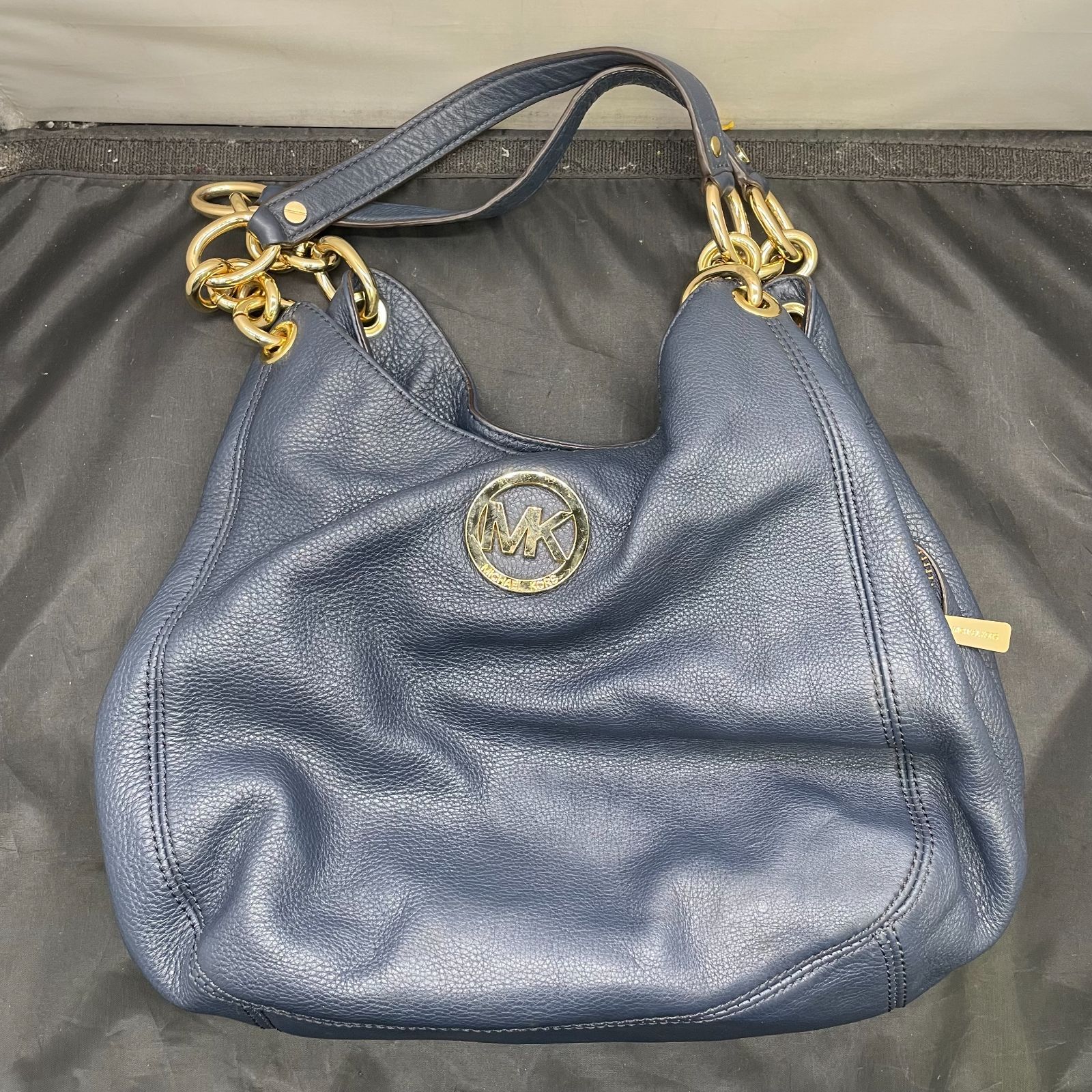 マイケルコース ワンショルダーバッグ レザー ネイビー B25110942