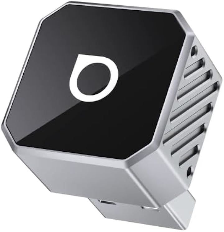 オットキャスト Mini Pot 2025最新 ワイヤレスCarPlay Android Autoアダプター ミニ 有線CarPlay Auto対応車 Bluetooth音楽 通話対応 プラグ＆プレイ