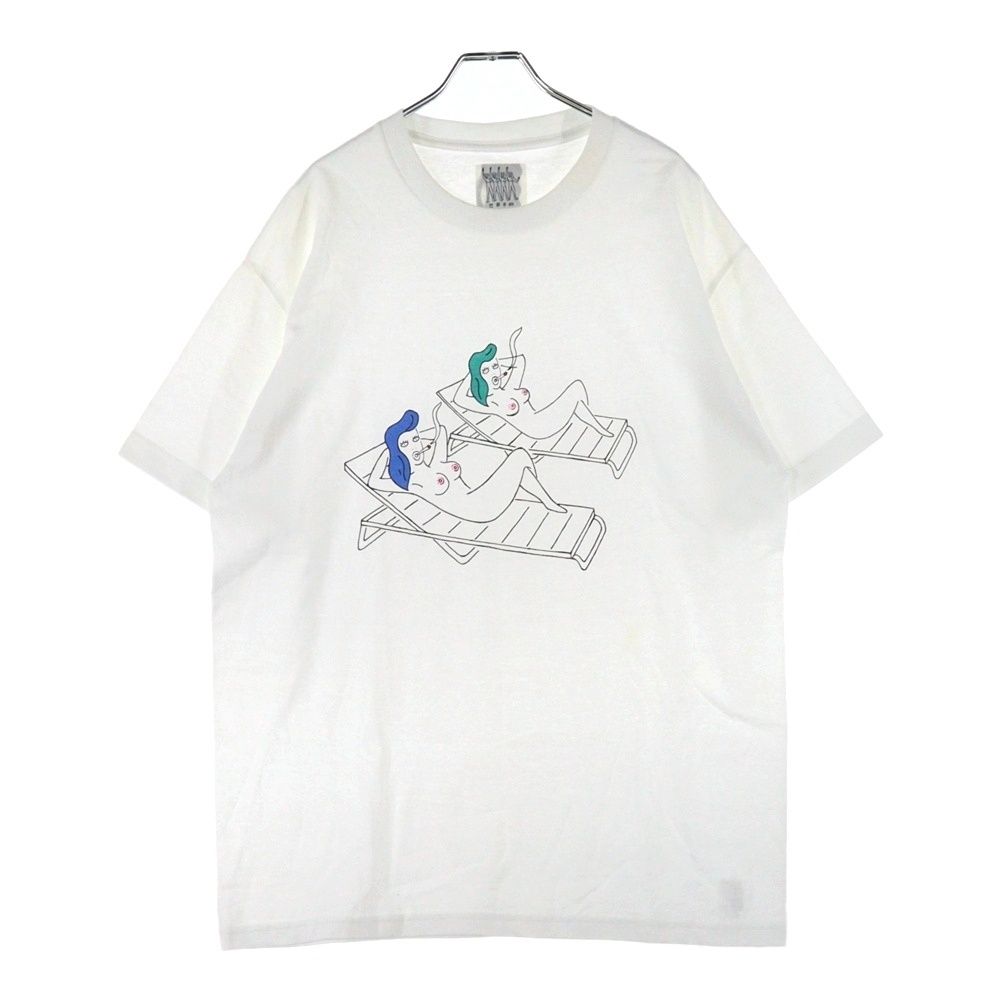 白L【WACKOMARIA】世界平和 TEE／新品タグ付／送料込 白L【WACKOMARIA】世界平和 TEE／新品タグ付／送料込