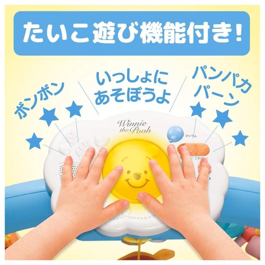 特価品】えらべる回転 6WAYジムにへんしんメリー プラス くまのプー 