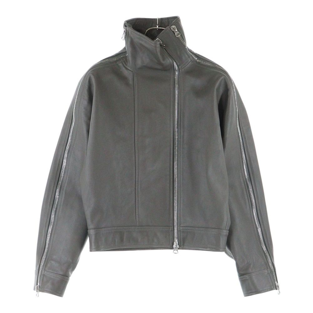 Acne Studios アクネ ストゥディオズ 19AW 構築 レザー ジャケット グレー FN-WN-LEAT000060