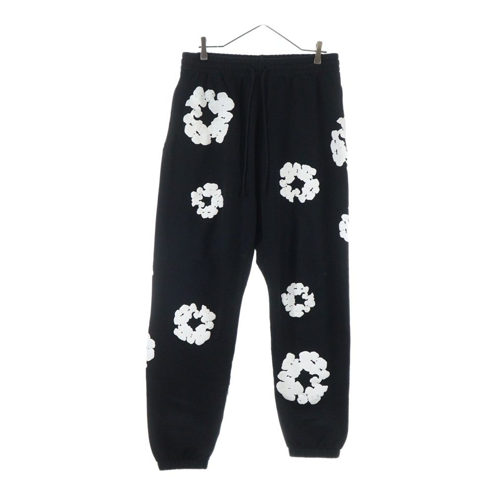 DENIM TEARS デニムティアーズ THE COTTON WREATH コットンリース スウェットパンツ ブラック RN162838