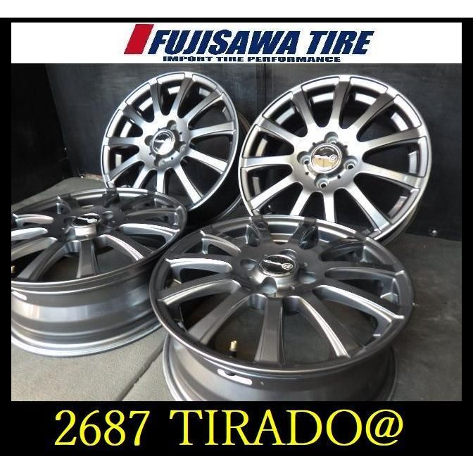 2687 TIRADO 15 x 5 J 4穴 PCD 100 43 4本