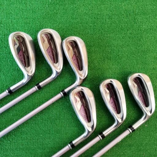 ダンロップ XXIO 2018 8 S ボルドー レディース アイアンセット IR MP 1000 L アイアン フレックスL 女性用 右利き 右用 Cランク ゴルフクラブ