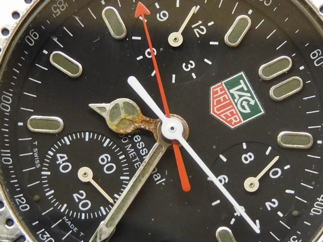 3F TAG HEUERタグホイヤー □ ジャンク品 セル CG1110-0 クロノグラフ  