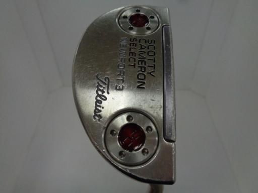 タイトリスト SCOTTY CAMERON select NEWPORT 3 2016 33インチ パター PT スチール フレックスその他 メンズ 男性用 右利き 右用 Cランク ゴルフクラブ