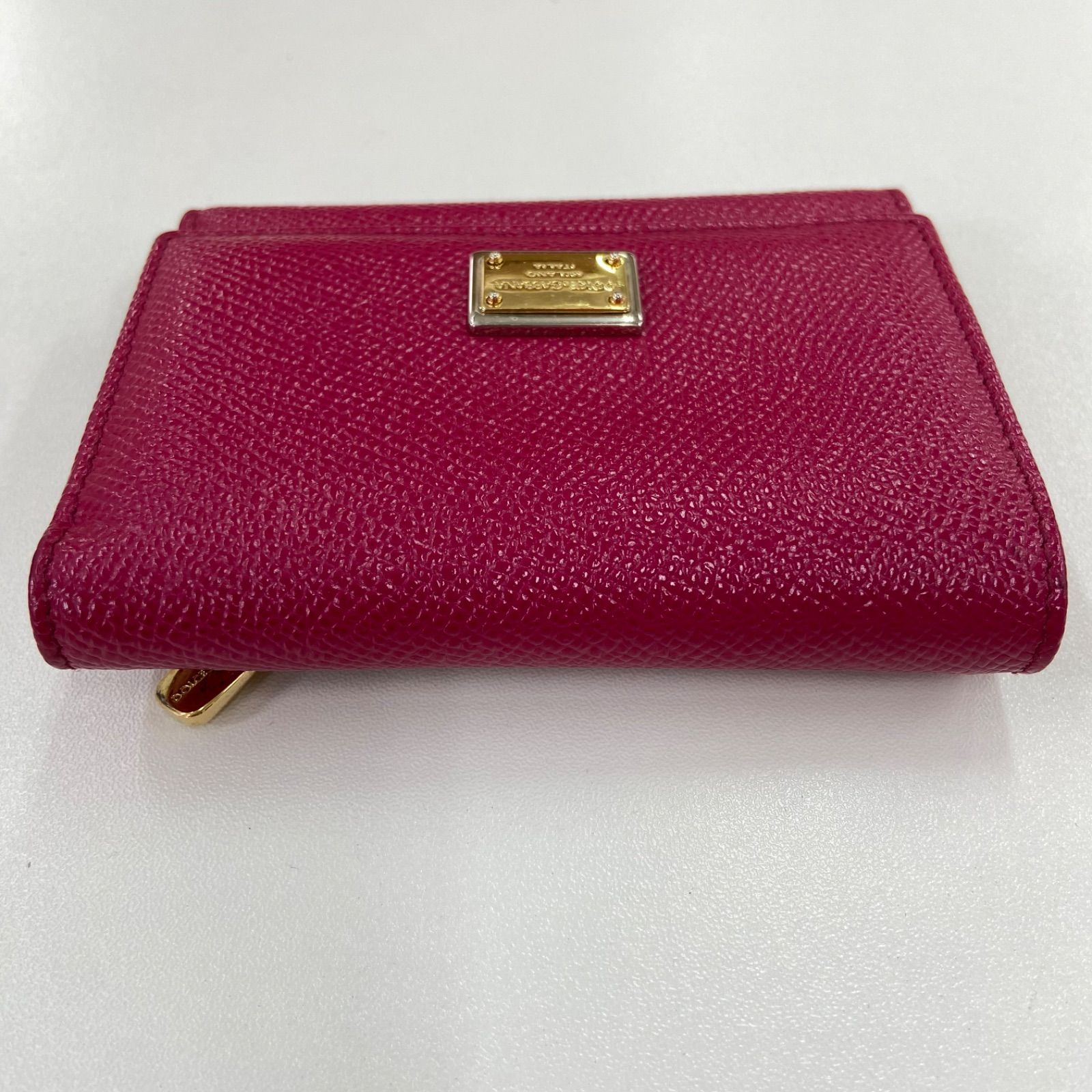  ブラックフライデー げ DOLCE GABBANA ドルチェアンドガッバーナ ドルガバ コンチネンタル レザー ウォレット 財布 三つ折り財布 折り財布