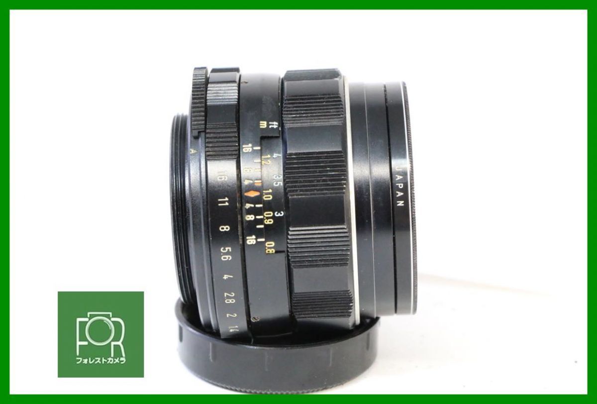 同梱 点検済 光学 上 前期型 PENTAX Super-Takumar 50mm F1.4 M42 無限遠 済み 前後キャップ付き 12930