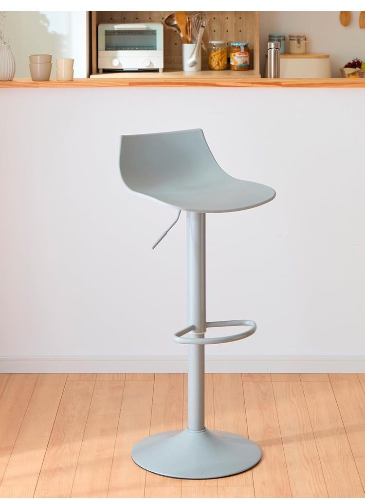 upside DO カウンターチェア ベーシックなシェルシート 高さ調節 360°回転 2脚セット グレー D 559-3 W-GY