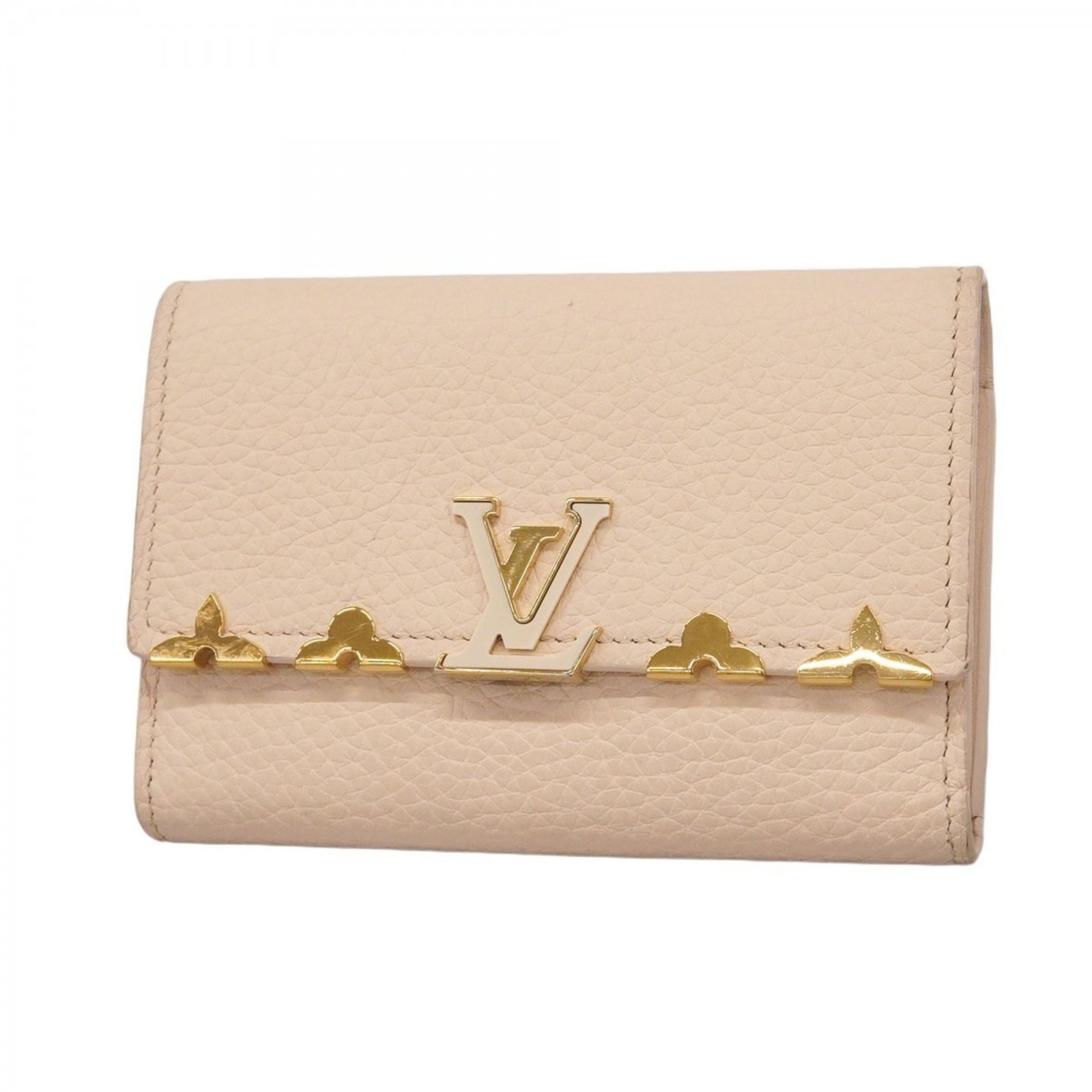 ルイ ヴィトン Louis Vuitton ルイ ヴィトン 三つ折り財布 トリヨン ポルトフォイユカプシーヌコンパクト M11363 クオーツレディース