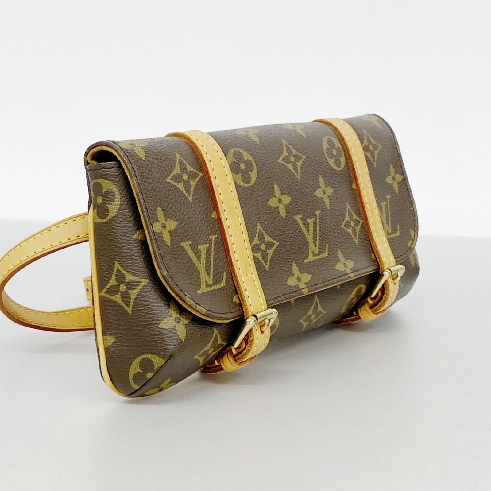 ルイ ヴィトン Louis Vuitton ルイ ヴィトン ウエストバッグ モノグラム ポシェットマレル M51159 ブラウンレディース