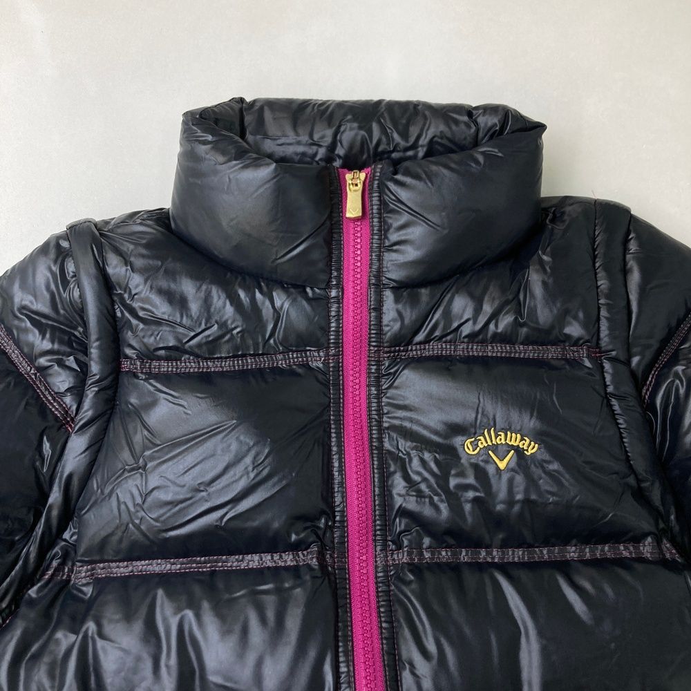 サイズ：M CALLAWAY キャロウェイ 2WAY ダウン ジップジャケット