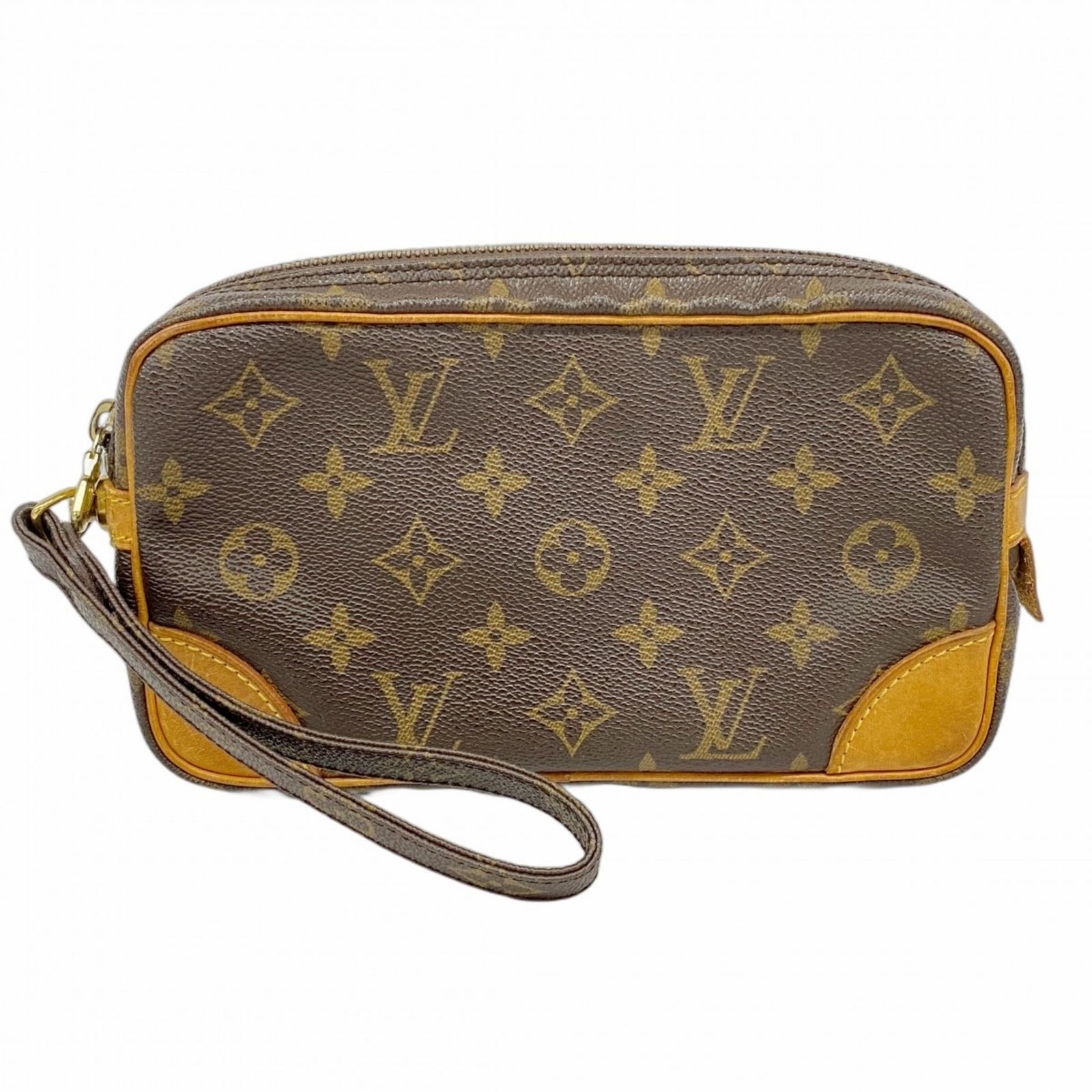ルイ ヴィトン Louis Vuitton クラッチバッグ モノグラム マルリードラゴンヌPM M 51827 ブラウンレディース