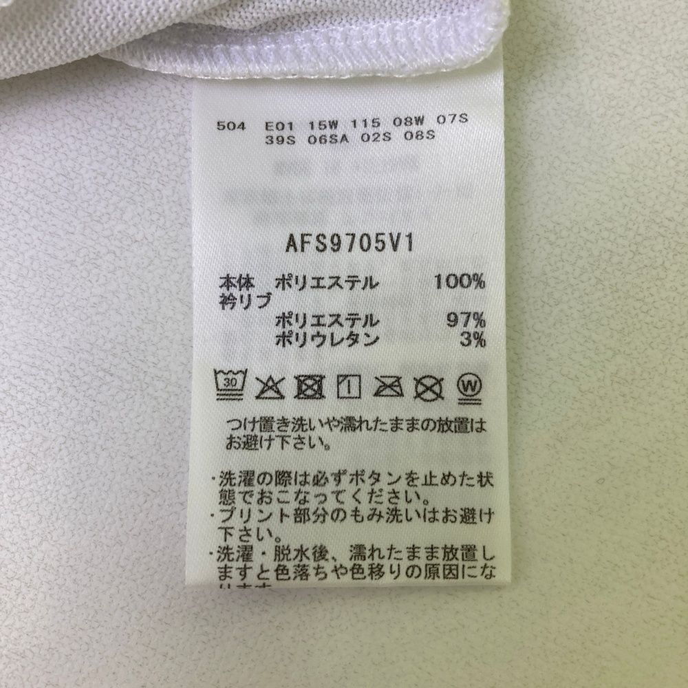  サイズ L AND PER SE アンパスィ 半袖ポロシャツ ホワイト系 ゴルフウェア レディース ストスト シャツ レディースウェア